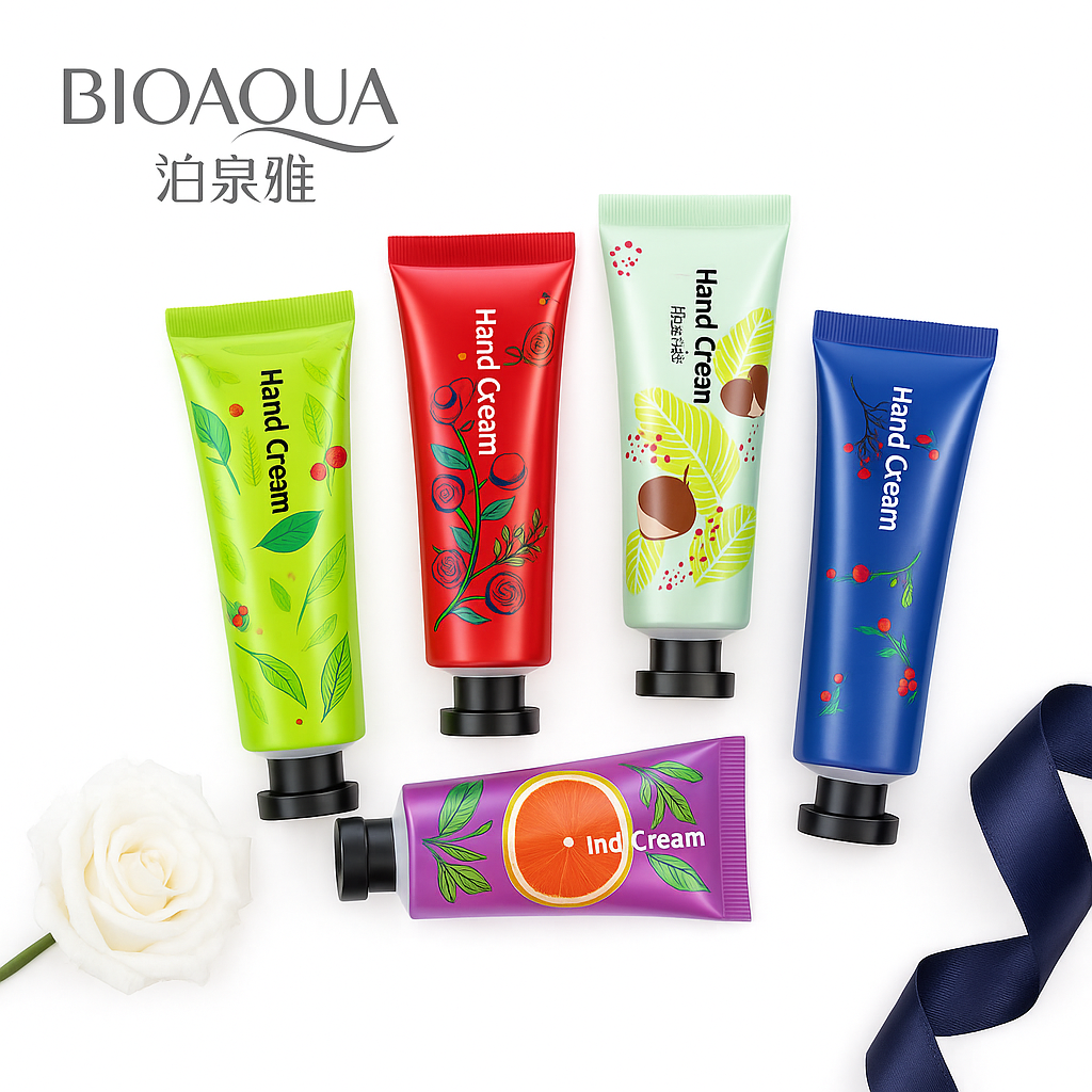 BIOAQUA Hand Cream Set Moisturizing, Nourishing, Hydrating, Plant Extract Fragrance, Soft & Smooth Skin Care Lotion Gift Pack