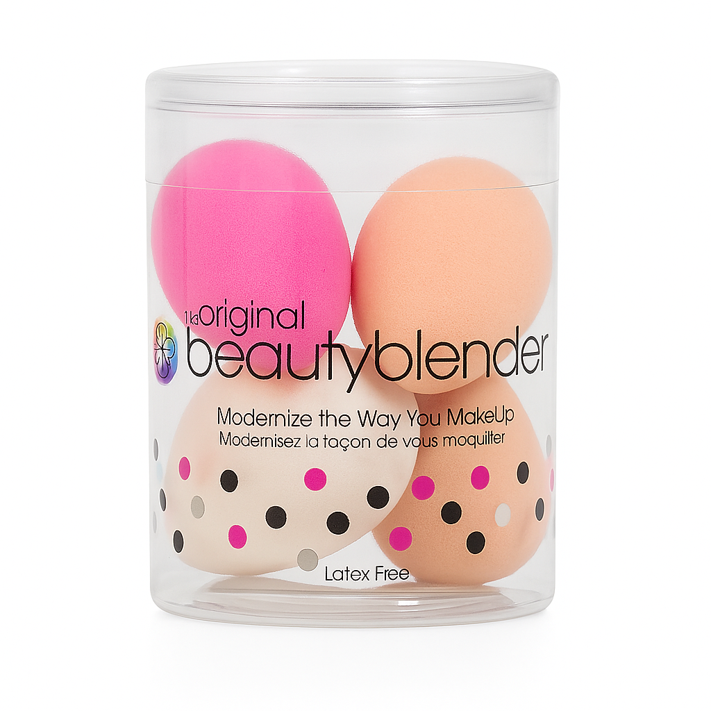 Premium Beauty Blender Sponge Set – Pack of 6 Colorful Makeup Sponges for Flawless Foundation, Blending & Smooth Finish – Soft, Reusable & Latex-Free