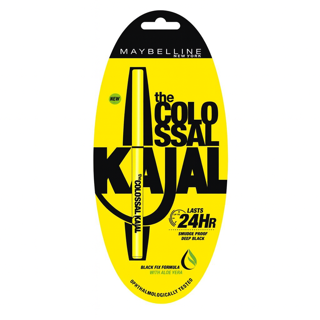 Colossal Kajal Intense Black 24H Smudge Proof Waterproof Eye Makeup