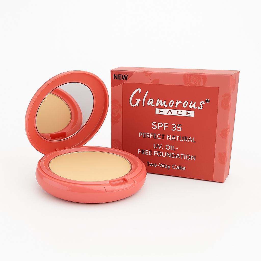 Glamorous Face Free Foundation Full Coverage Lightweight Waterproof Oil Free Long Lasting Matte Finish Flawless Look Skin Brightening