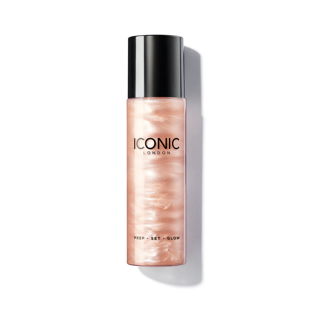 ICONIC London Prep Set Glow Hydrating Illuminating Makeup Setting Spray | Long-Lasting Radiant Mist for Flawless Dewy Glow Finish