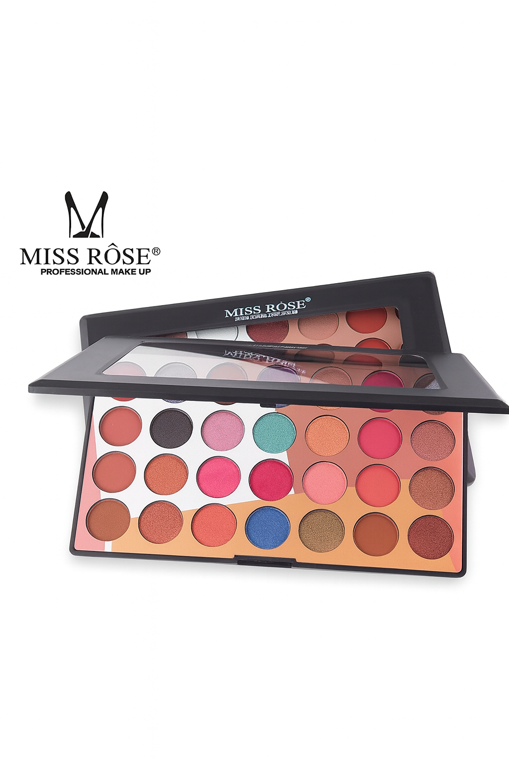 Miss Rose 35 Color Eyeshadow Palette – Professional Makeup Kit with Matte & Shimmer Shades, Highly Pigmented & Long-Lasting Eye Colors