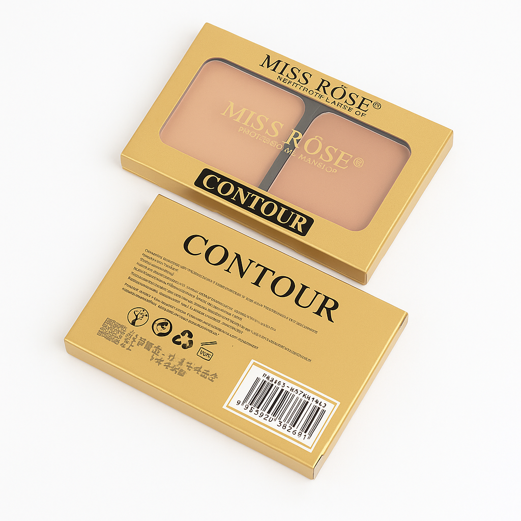 MISS ROSE® Contour Kit Duo – Matte Long Lasting Face Powder