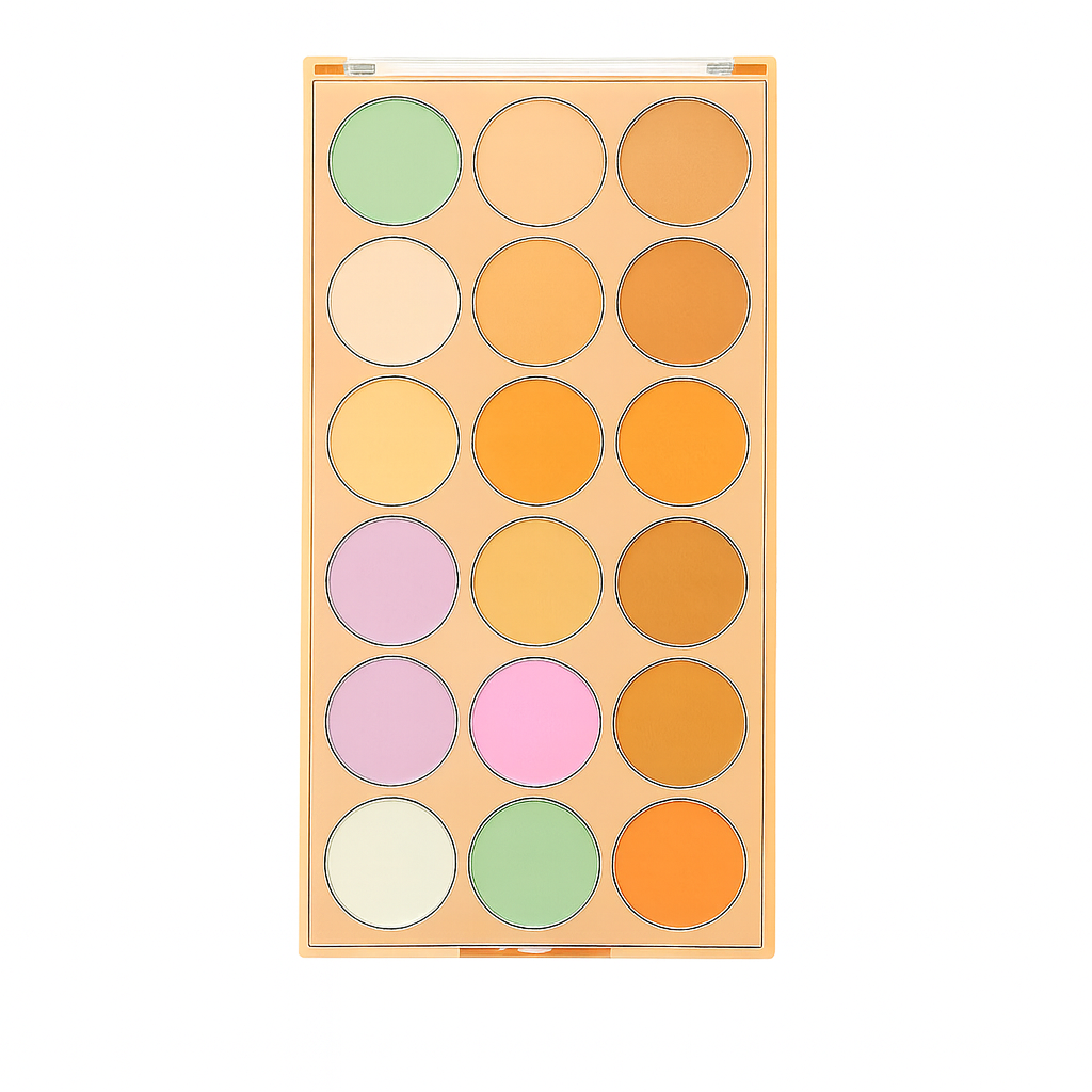 MISS ROSE 18 Color Concealer Palette Full Coverage Waterproof Contour Highlight Corrector Long Lasting Makeup Kit