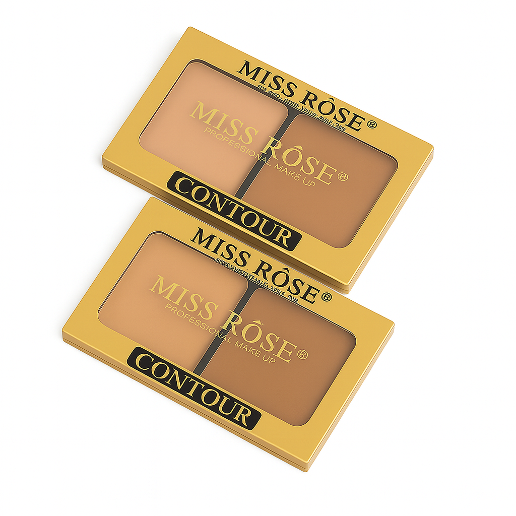 MISS ROSE® Contour Kit Duo – Matte Long Lasting Face Powder