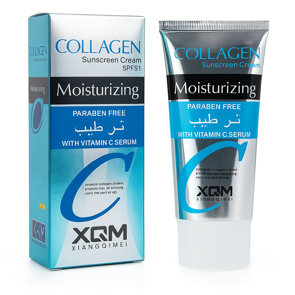 Collagen Sunscreen Cream SPF 50+ with Vitamin C