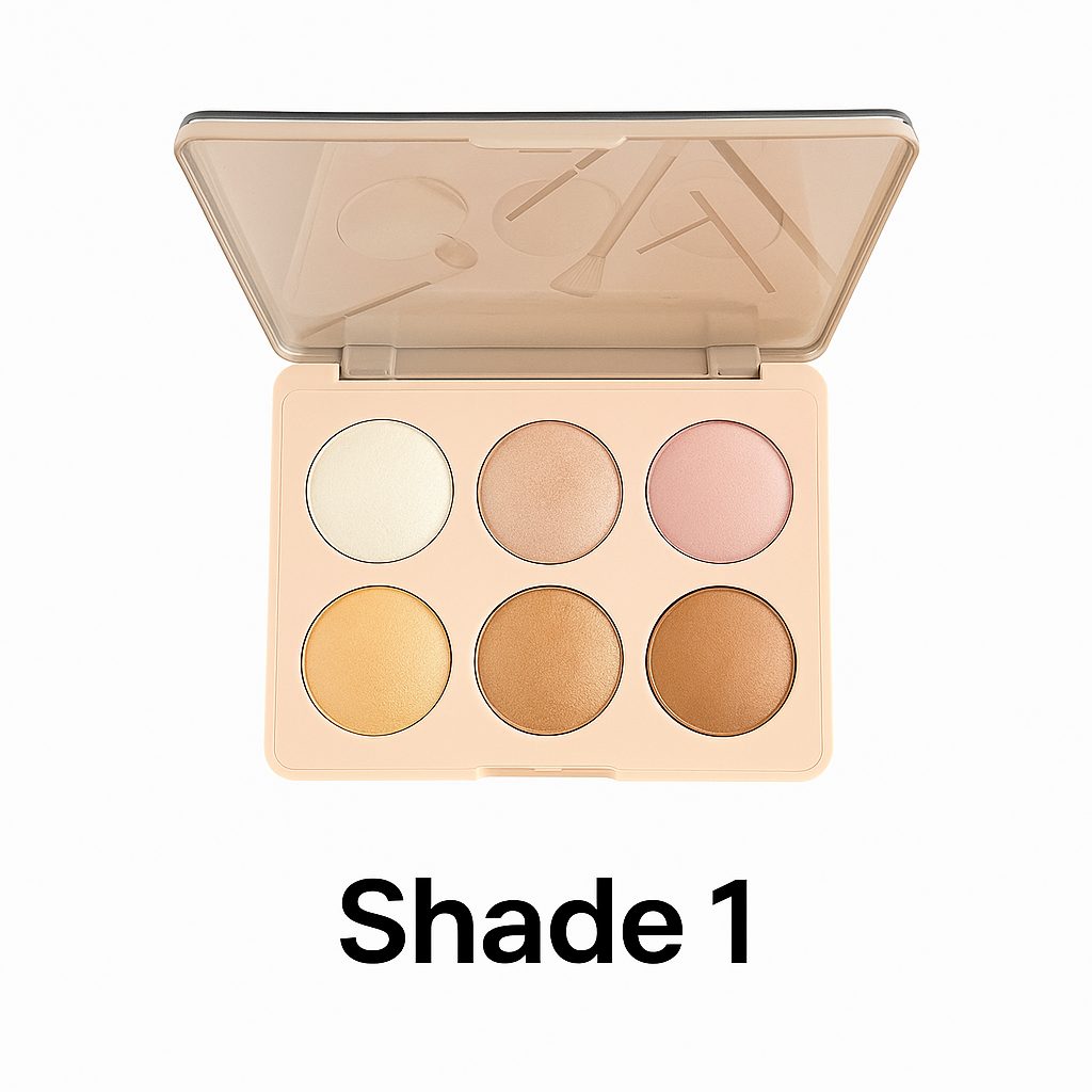 PRE TV Sweet Cheek Beauty Palette Blush Highlighter Contour Kit Long Lasting Pigmented Glow Makeup