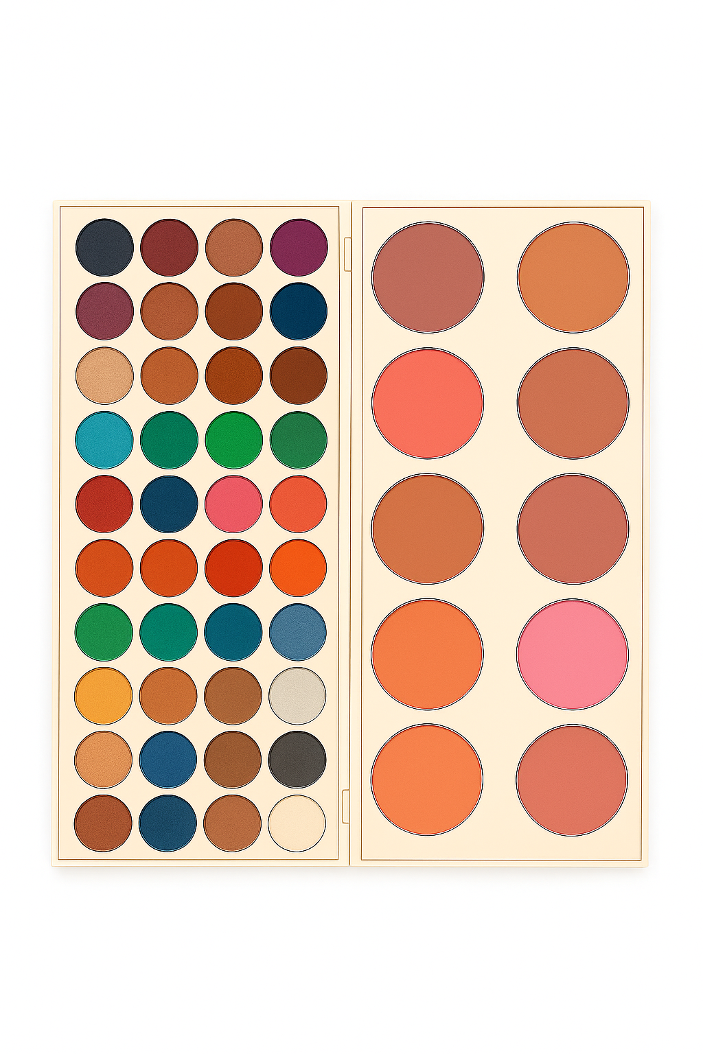 TV Parlor™ Eyebrow & Blush Palette – 2-in-1 Waterproof, Pigmented & Long-Lasting Makeup Kit