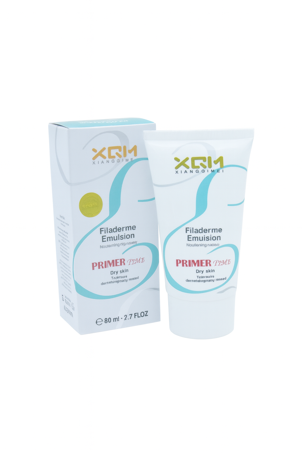 XQM Xiangqimei Filaderme Emulsion Primer Time Nourishing Moisturizer Cream for Dry Skin | Hydrating Makeup Base & Repair Care
